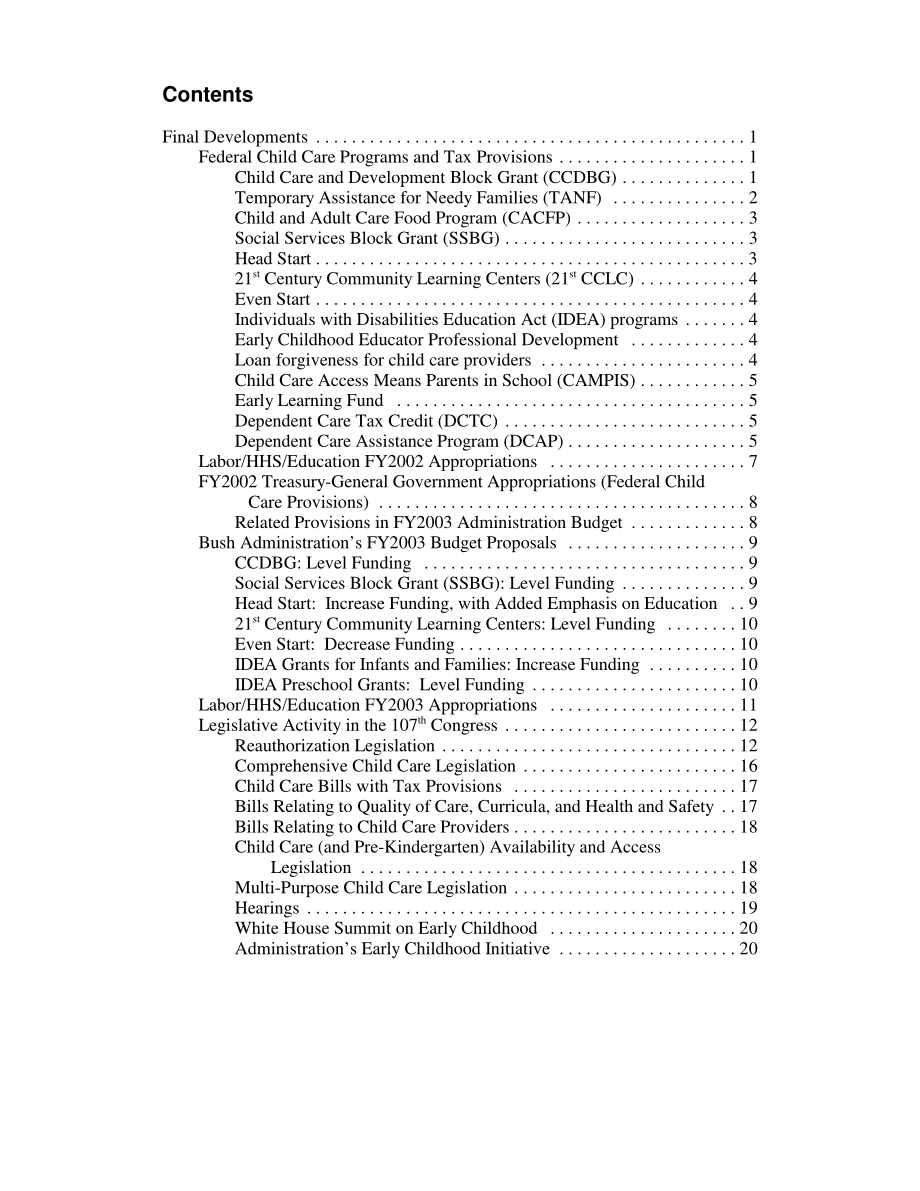 [20030310]RL30944_第107届国会的儿童保育问题.pdf_第3页