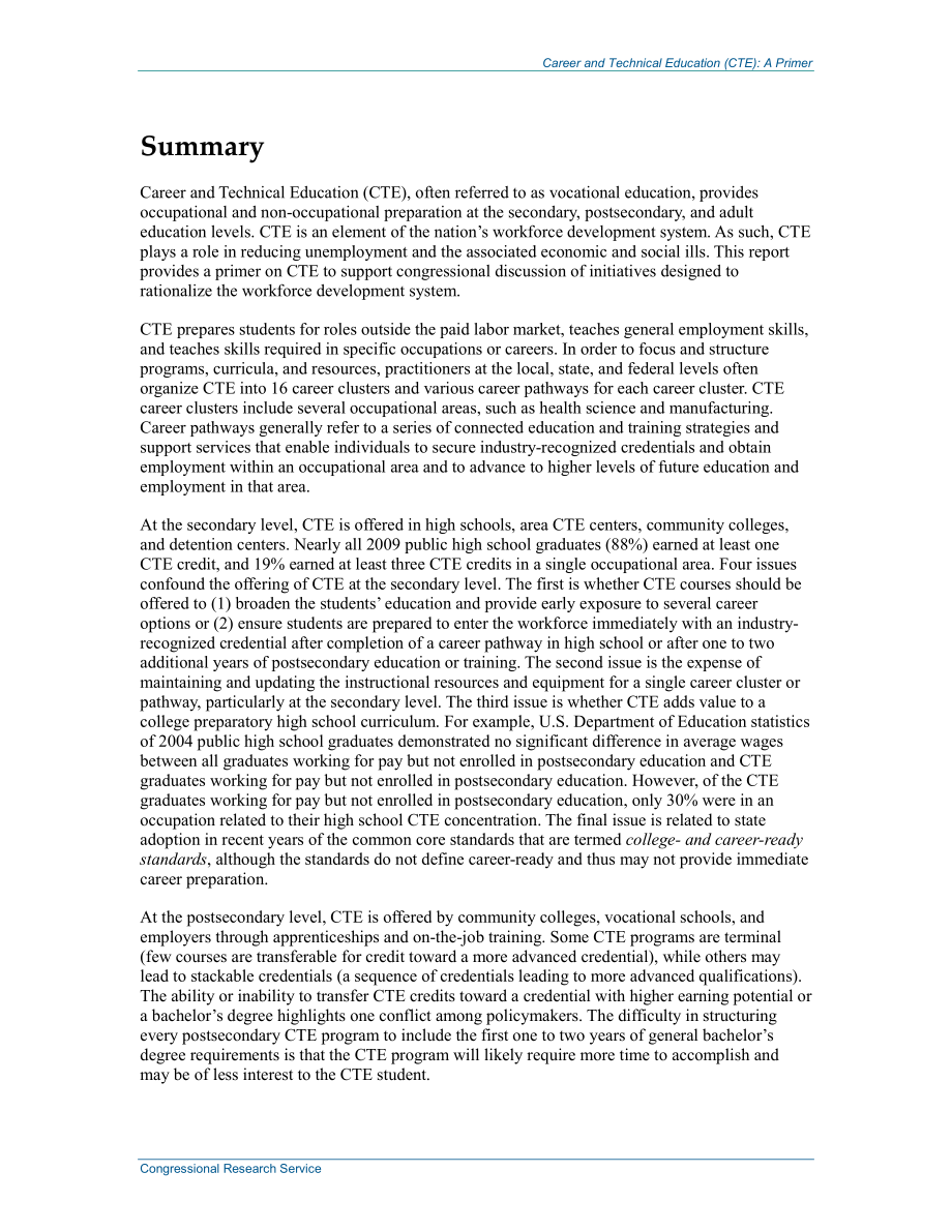 [20140210]R42748_职业和技术教育（CTE）：基础.pdf_第2页
