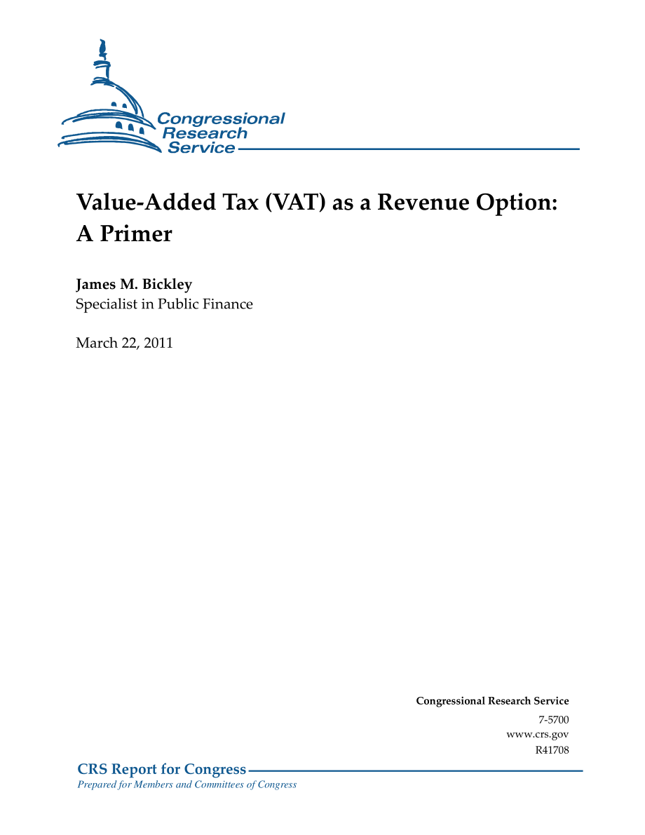[20110322]R41708_增值税（VAT）作为收入选项：基础.pdf_第1页