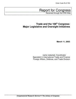 [20030311]RL31780_贸易和第108届大会：主要立法和监督举措.pdf