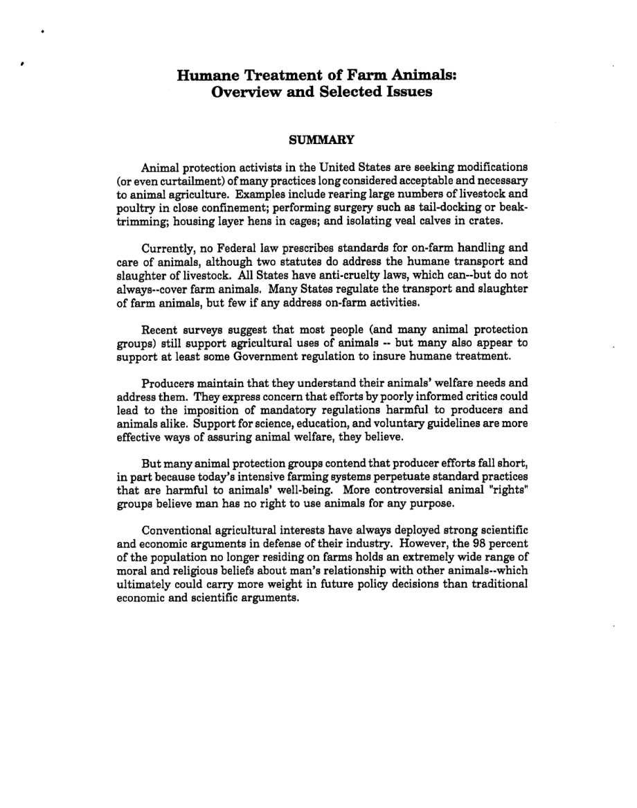 [19951206]95-1175ENR_农场动物的人道待遇：概述和选定问题.pdf_第2页
