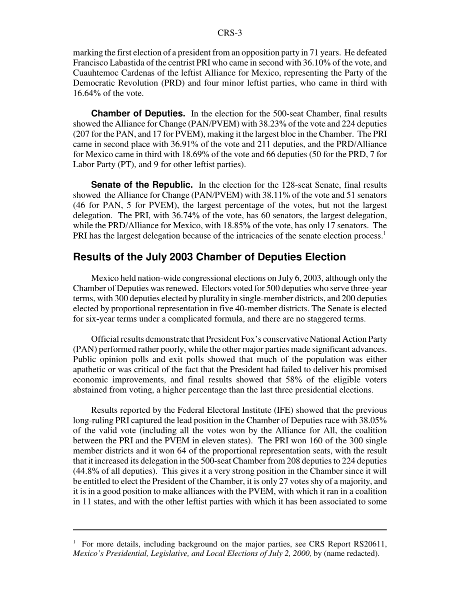 [20030728]RS21561_墨西哥国会和2003年7月的选举.pdf_第3页