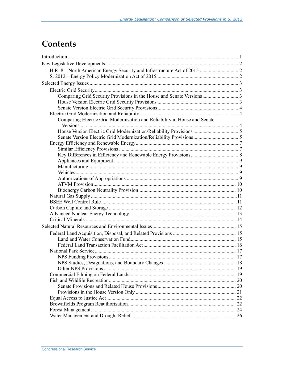 [20160726]R44291_能源立法：参众两院通过的S.2012部分条款比较.pdf_第3页