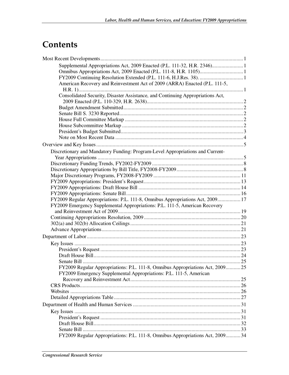 [20090710]RL34577_劳动、卫生和公共服务以及教育：2009财年拨款.pdf_第3页