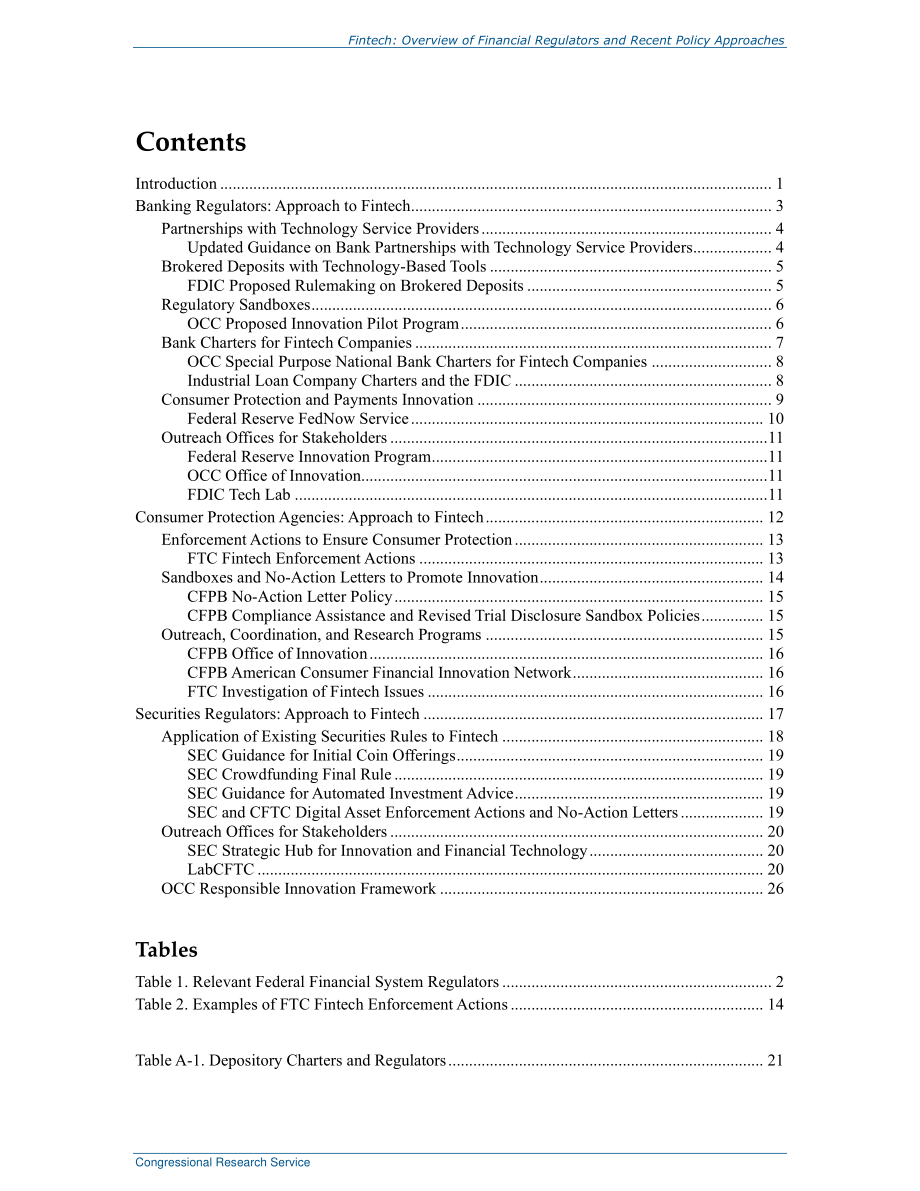 [20200428]R46333_Fintech：金融监管机构和近期政策方法概述.pdf_第3页