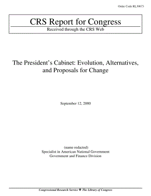 [20000912]RL30673_总统内阁：演变、备选方案和变革建议.pdf