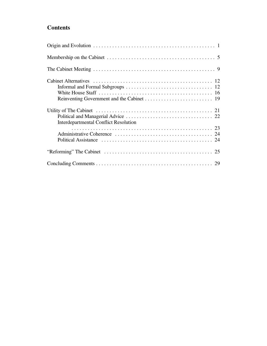 [20000912]RL30673_总统内阁：演变、备选方案和变革建议.pdf_第3页