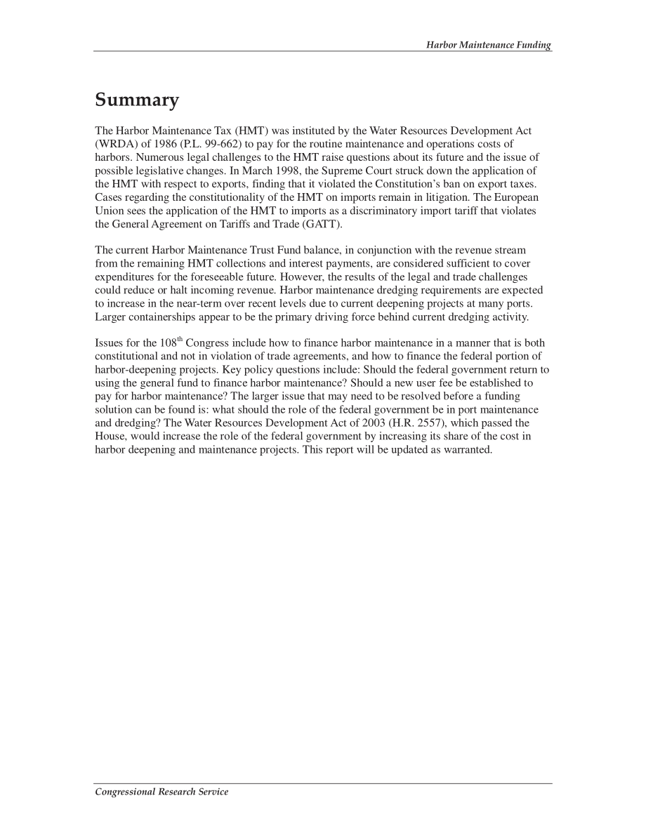 [20040113]RL31264_港口维护资金.pdf_第2页