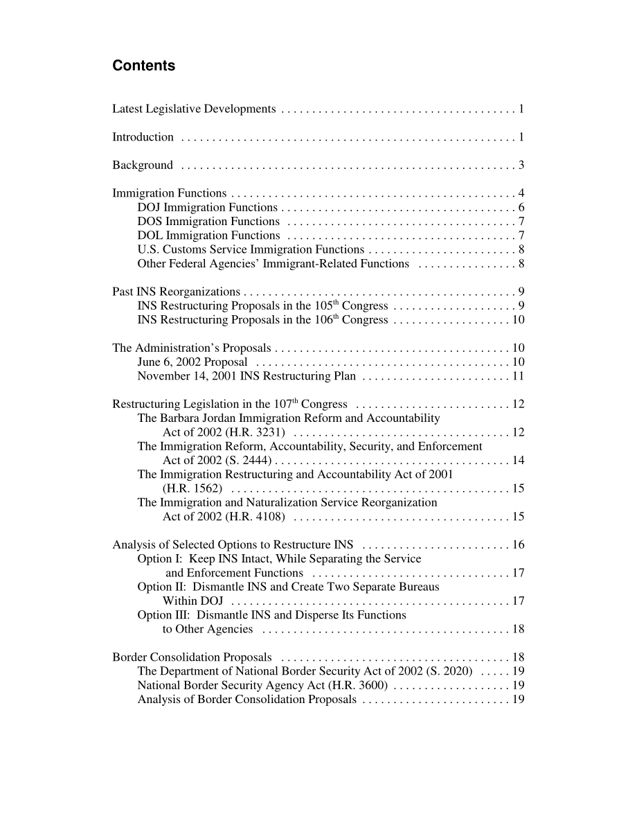 [20021230]RL31388_移民归化局：第107届国会的重组提案.pdf_第3页