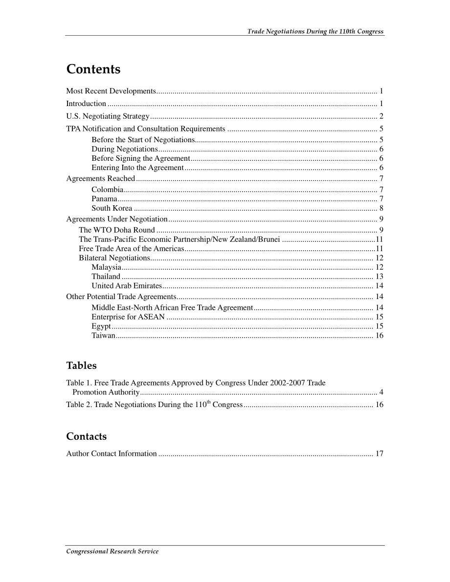 [20081021]RL33463_第110届国会期间的贸易谈判.pdf_第3页