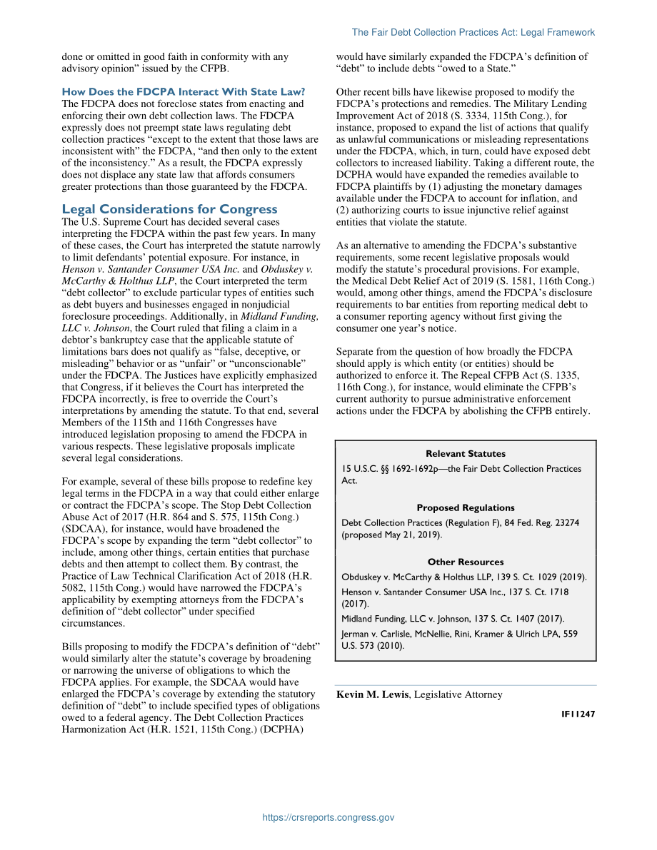 [20190610]IF11247_《公平收债实践法》：法律框架.pdf_第2页