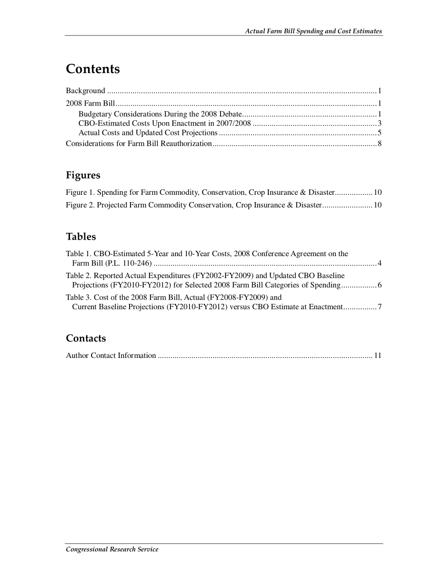 [20101213]R41195_实际农业法案支出和成本估算.pdf_第3页