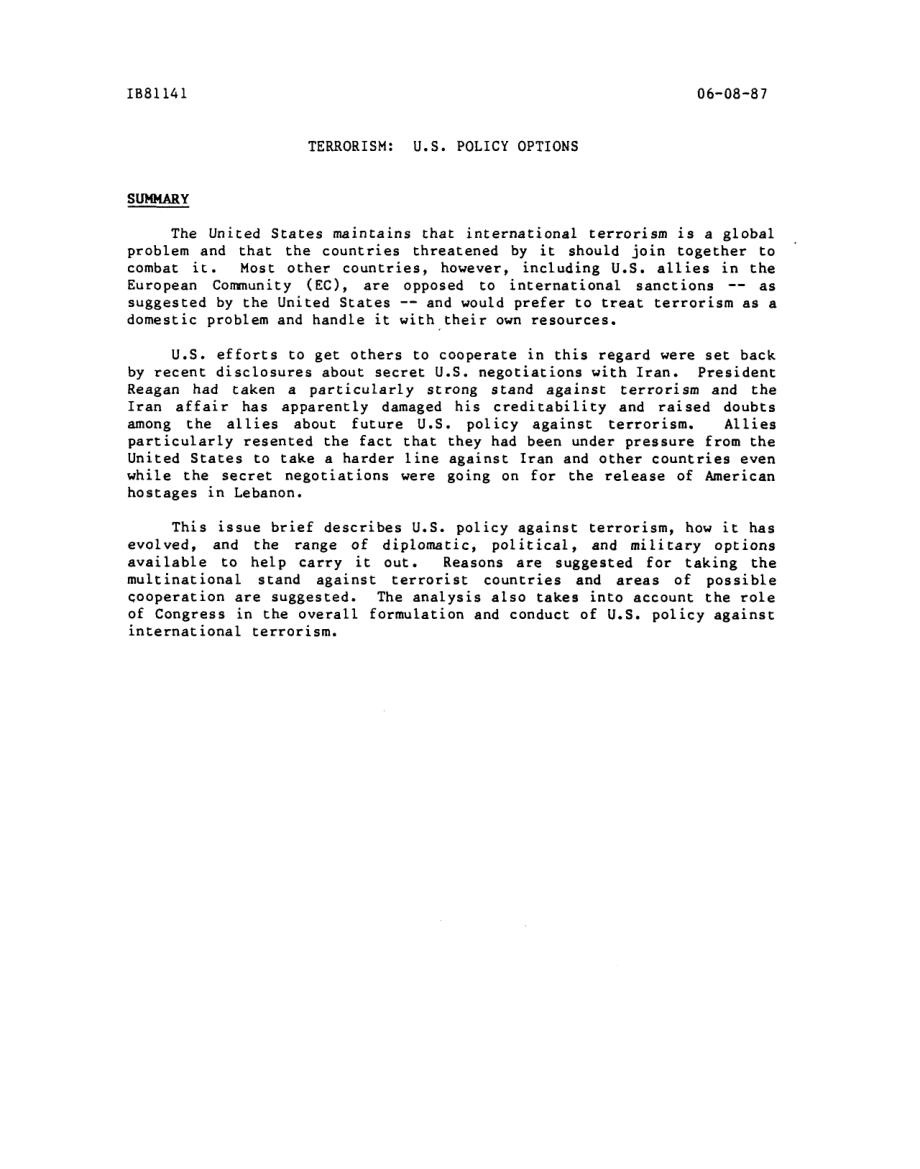 [19870608]IB81141_恐怖主义：美国政策选项.pdf_第3页