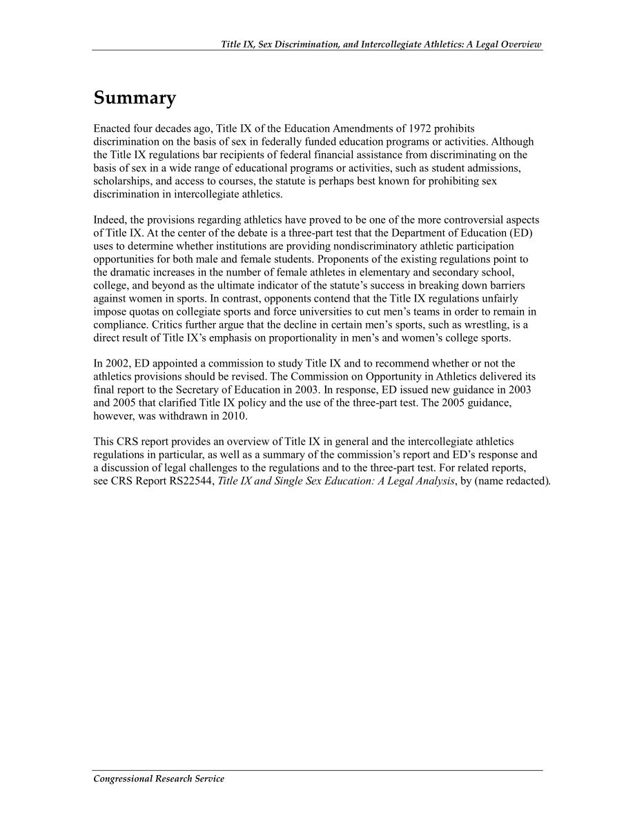 [20121207]RL31709_第九篇性别歧视和校际田径：法律概述.pdf_第2页