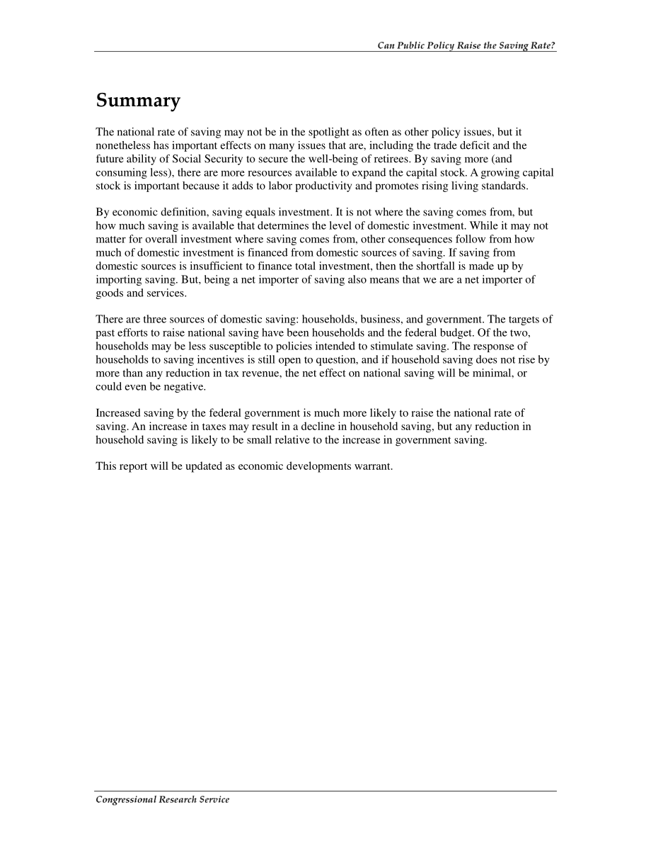 [20041213]RL32119_公共政策能提高储蓄率吗？.pdf_第2页