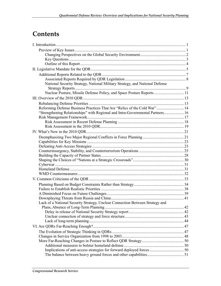 [20100517]R41250_2010年四年防务回顾：概述和对国家安全规划的影响.pdf_第3页