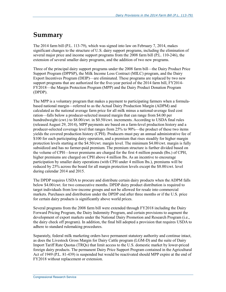 [20140915]R43465_2014年农业法案中的乳制品条款（P.L113-79).pdf_第2页