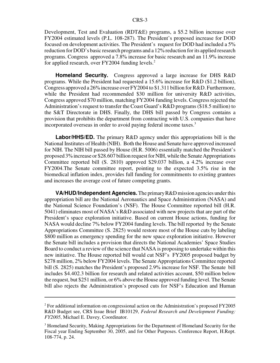 [20041115]RS21971_持续决议下的联邦研发资金.pdf_第3页