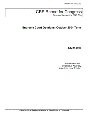 [20050727]RL33026_最高法院意见：2004年10月任期.pdf