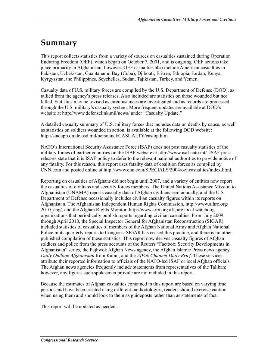 [20121206]R41084_阿富汗伤亡人数：军队和平民.pdf_第2页