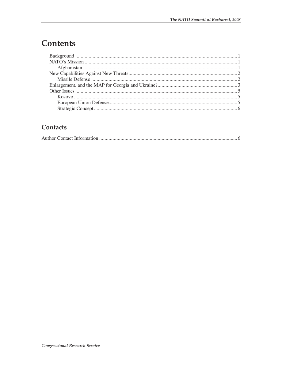 [20080505]RS22847_The NATO Summit at Bucharest2008.pdf_第3页