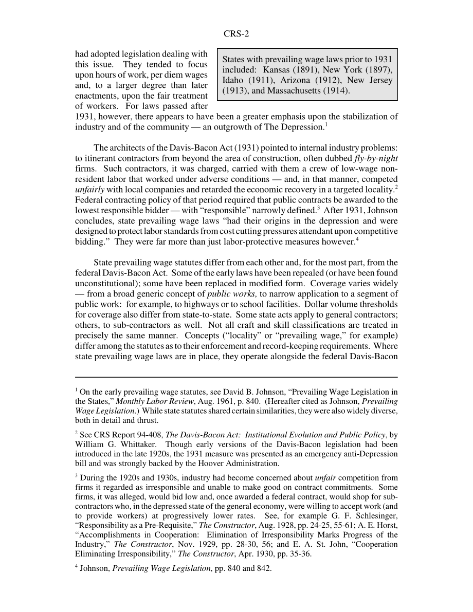 [20030528]RS20940_《小戴维斯-培根法案》和州现行工资标准.pdf_第2页