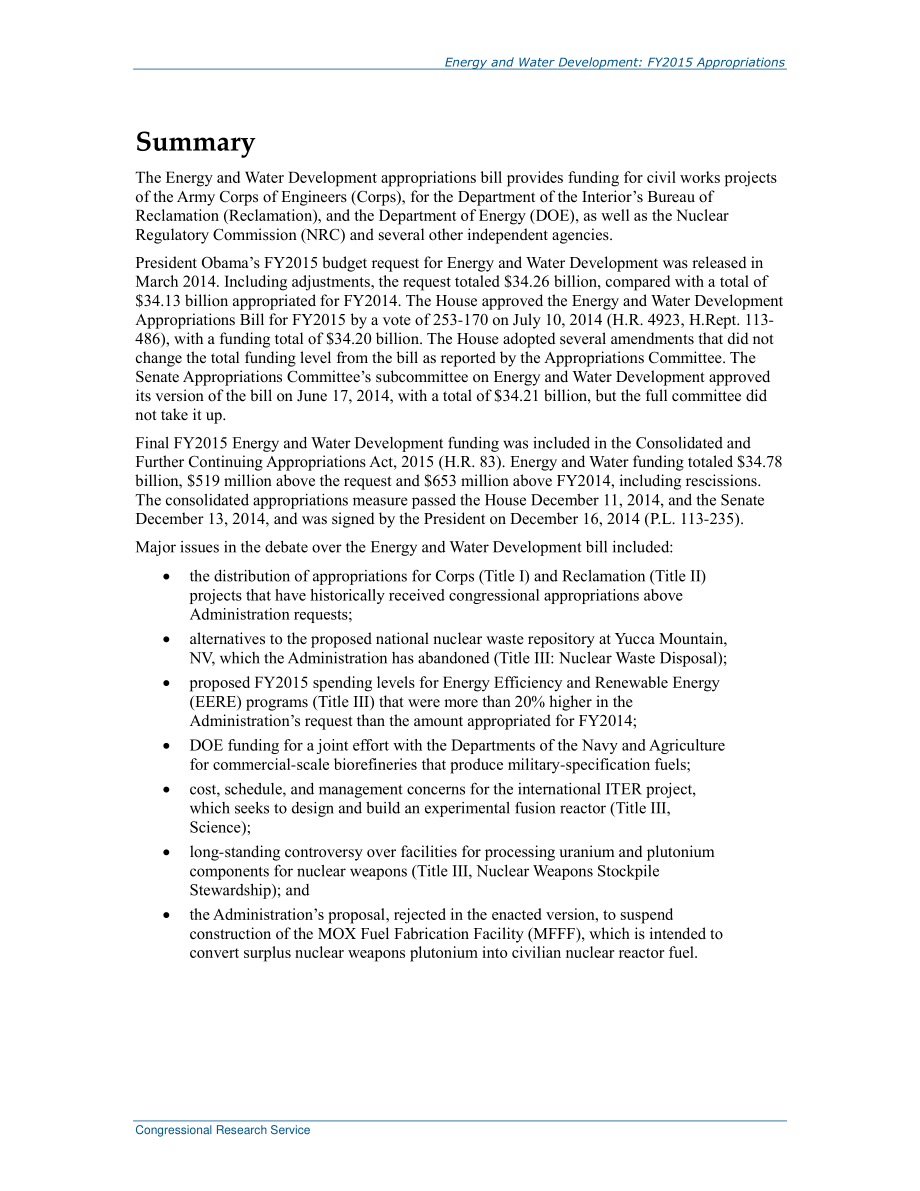 [20150130]R43567_能源和水资源开发：2015财年拨款.pdf_第2页
