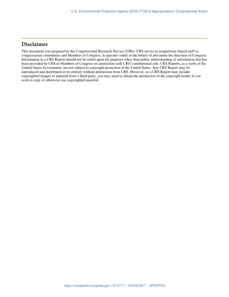 [20180516]IF10717_美国环境保护局（EPA）2018财年拨款：国会行动.pdf_第3页