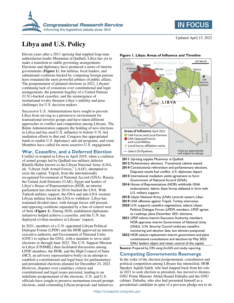 [20220415]IF11556_利比亚与美国政策.pdf_第1页