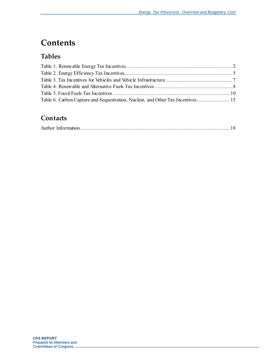 [20210803]R46865_能源税规定：概述和预算成本.pdf_第2页
