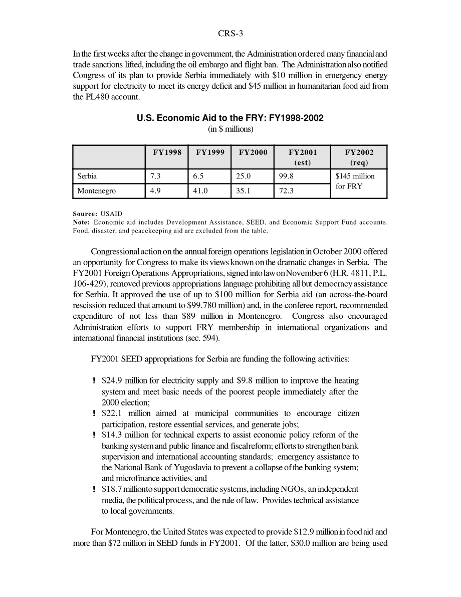 [20010816]RS20737_南斯拉夫联盟共和国：美国经济援助.pdf_第3页