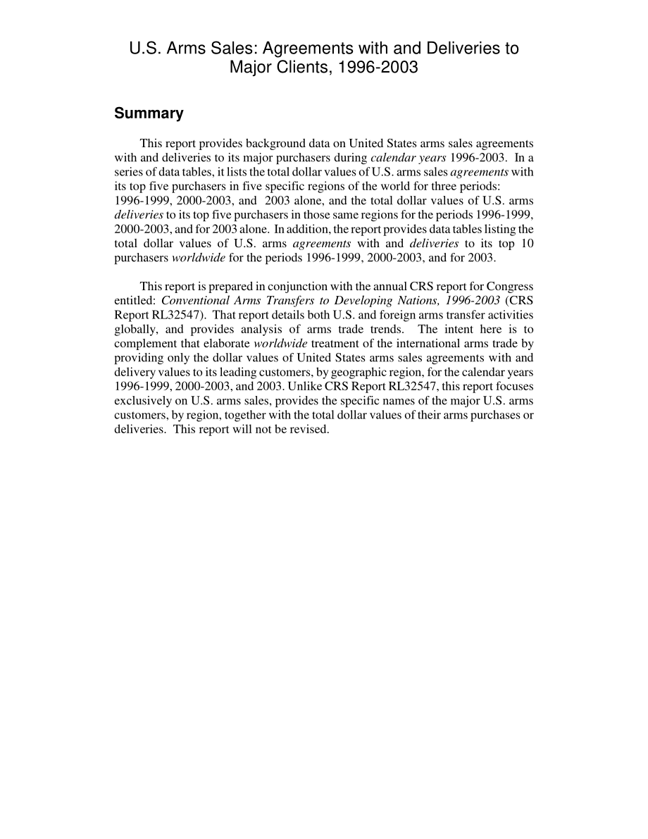 [20041208]RL32689_美国军售：1996-2003年与主要客户的协议和交付.pdf_第2页