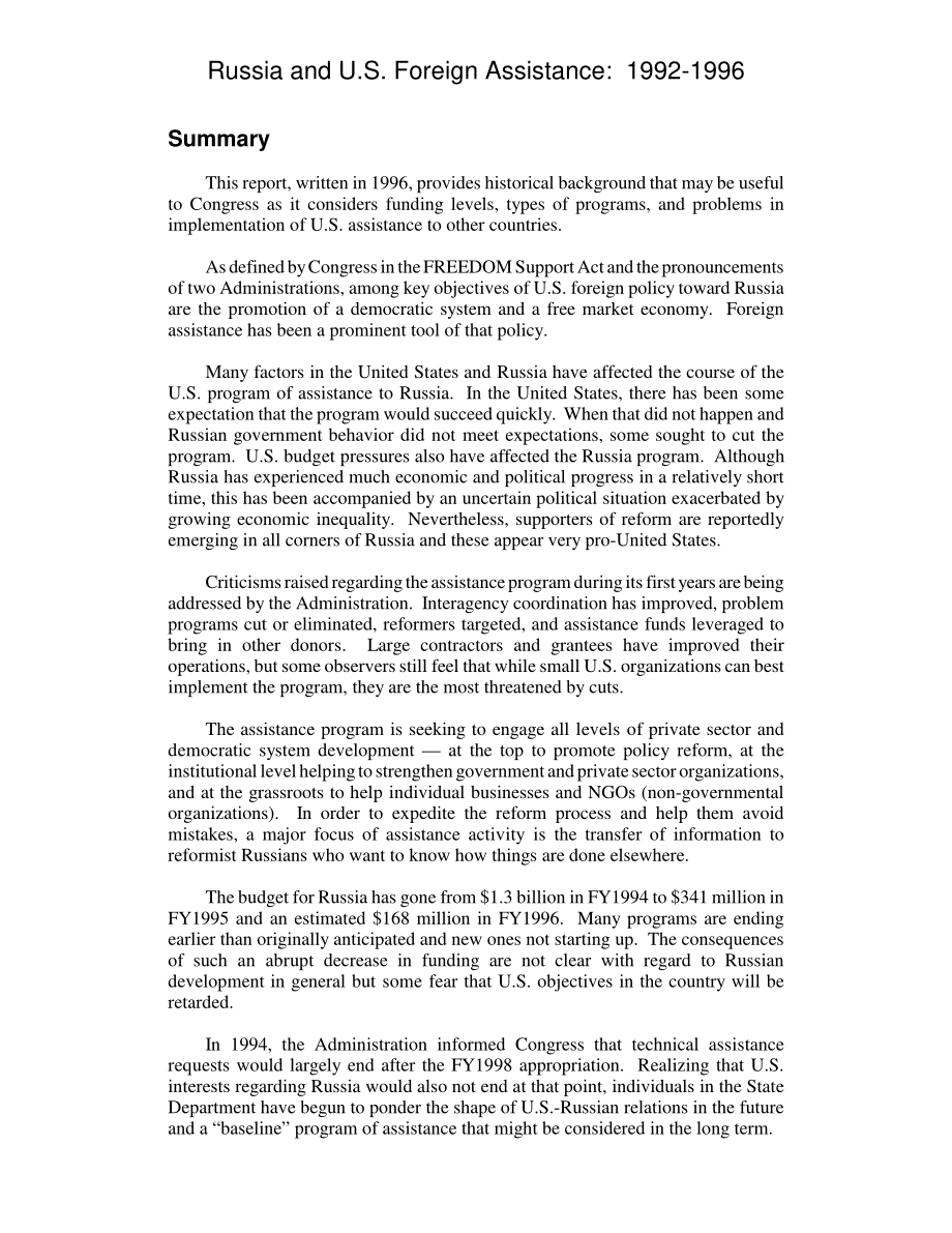 [19960320]96-261_俄罗斯和美国的对外援助：1992-1996.pdf_第2页