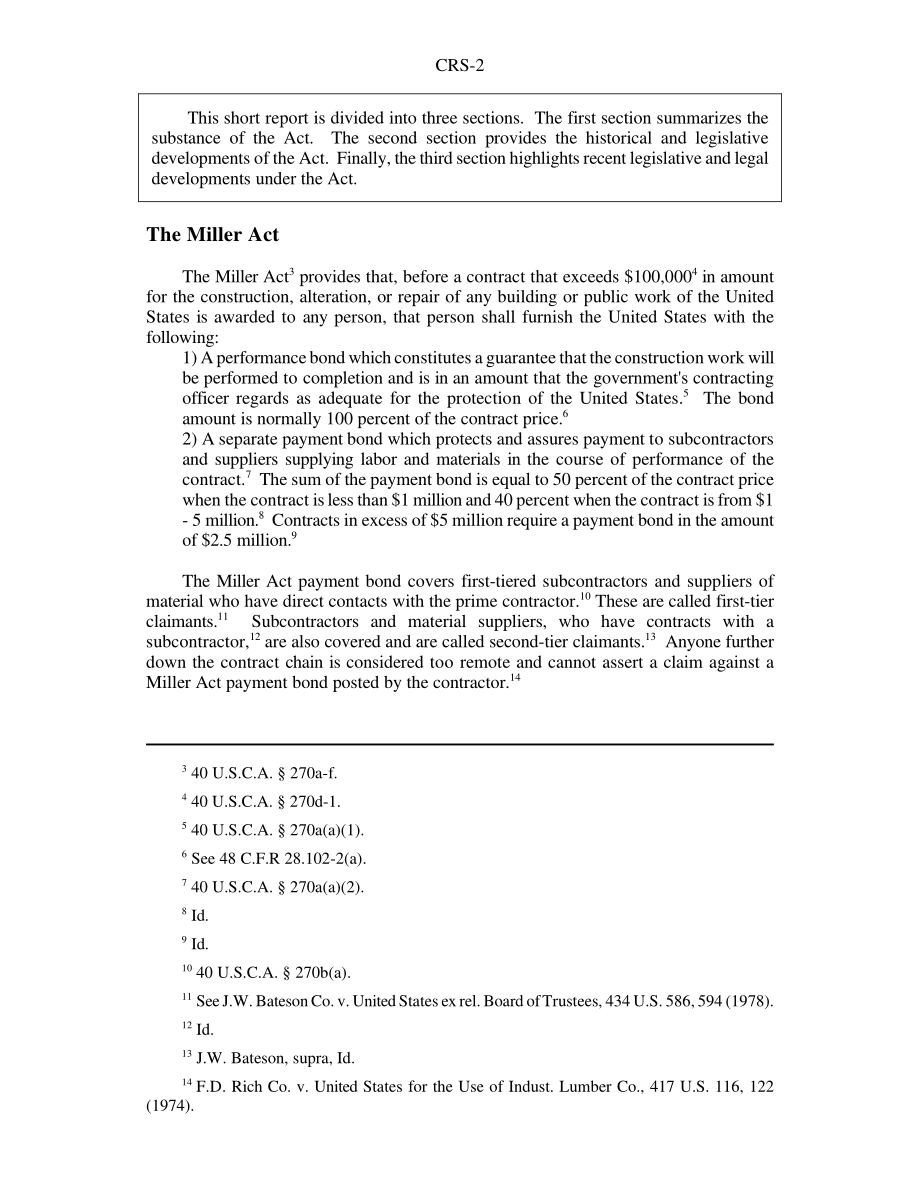 [19970805]97-751_联邦项目中米勒法案分包商保护概述.pdf_第2页