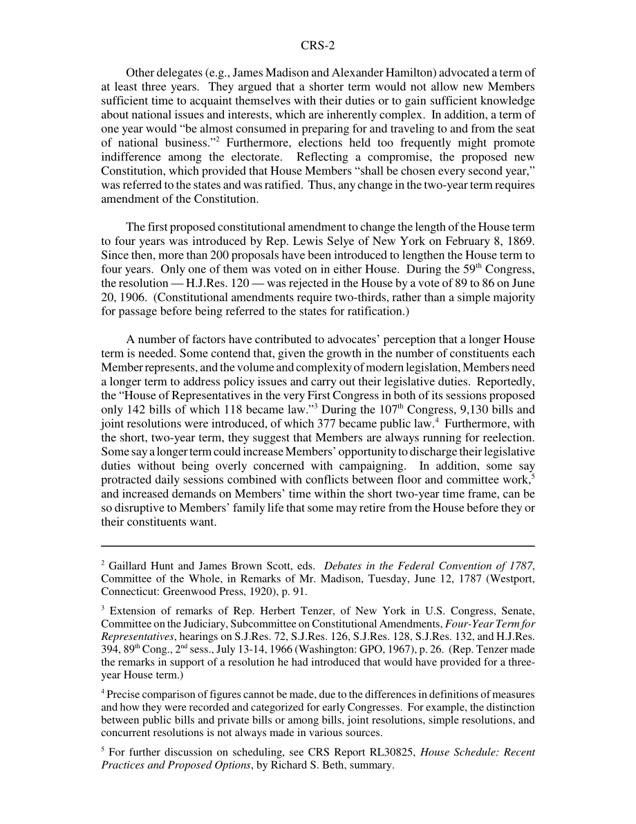 [20030730]RS21574_众议院任期改为四年的提案.pdf_第2页