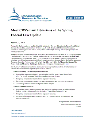 [20190327]LSB10280_在春季联邦法律更新中与CRS法律图书馆员会面.pdf