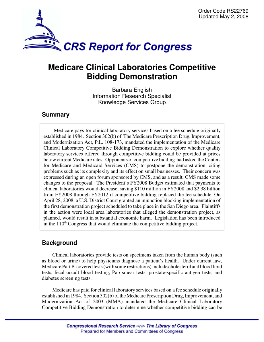 [20080502]RS22769_医疗保险临床实验室竞标演示.pdf_第1页
