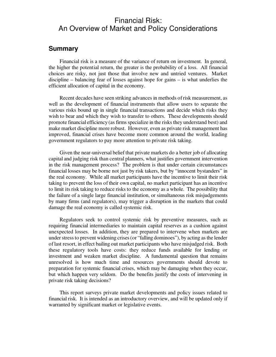 [20010628]RL31045_财务风险：市场和政策考虑概述.pdf_第2页