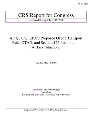 [19980514]98-236ENR_空气质量：EPA提议的臭氧运输规则、OTAG和第216节请愿书——一个模糊的情况？.pdf
