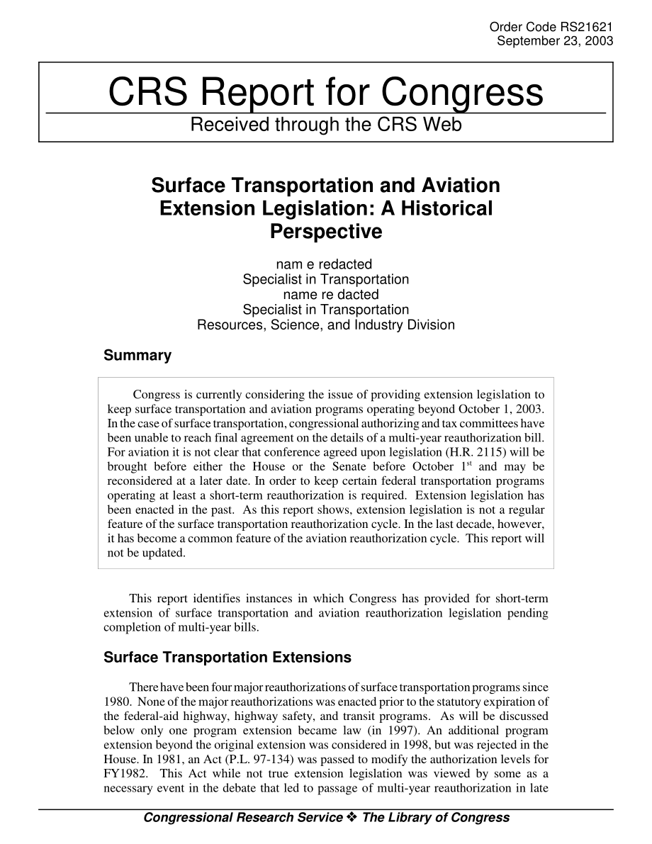 [20030923]RS21621_地面运输和航空推广立法：历史的观点.pdf_第1页