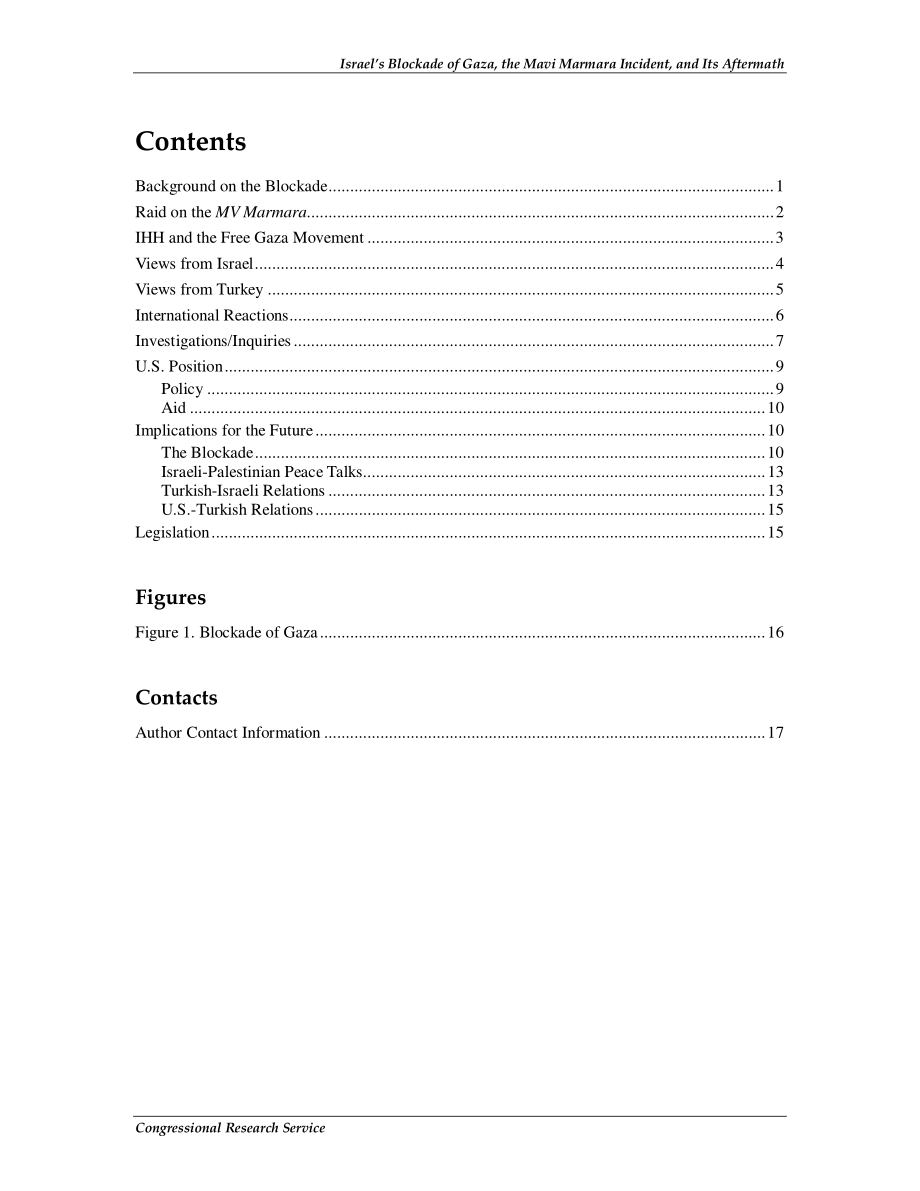[20100623]R41275_以色列对加沙的封锁、马维·马尔马拉事件及其后果.pdf_第3页