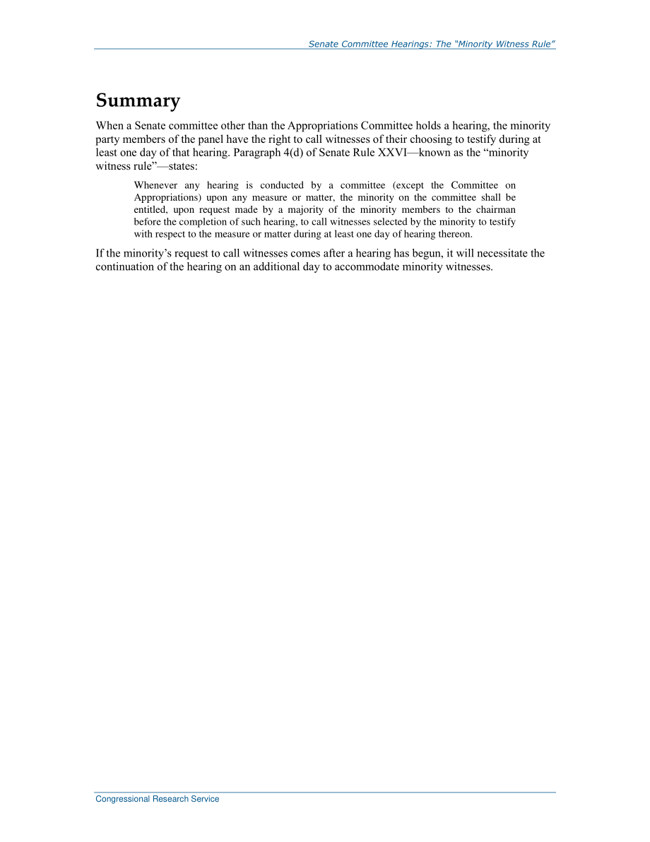 [20150831]RS22649_参议院委员会听证会：“少数证人规则”.pdf_第2页