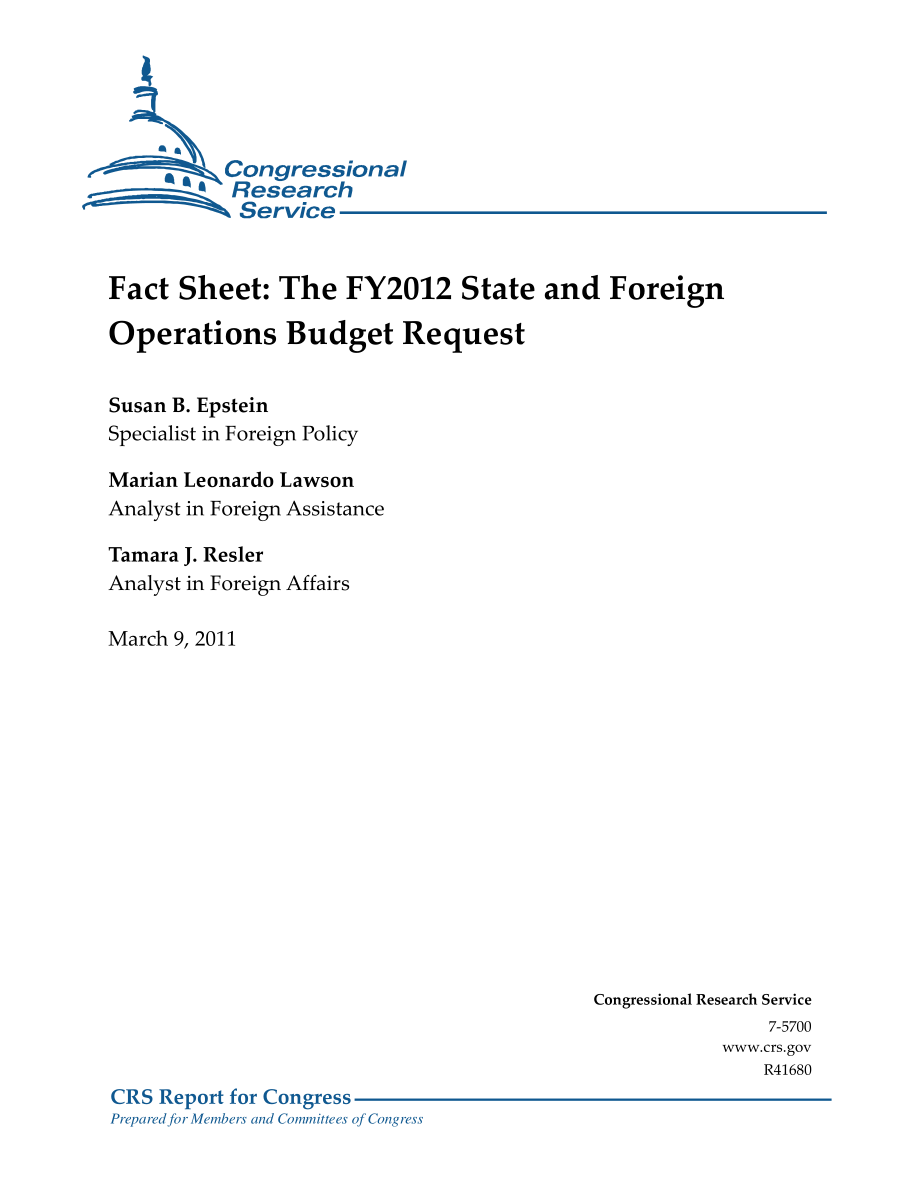 [20110309]R41680_情况说明书：2012财年州和国外运营预算申请.pdf_第1页