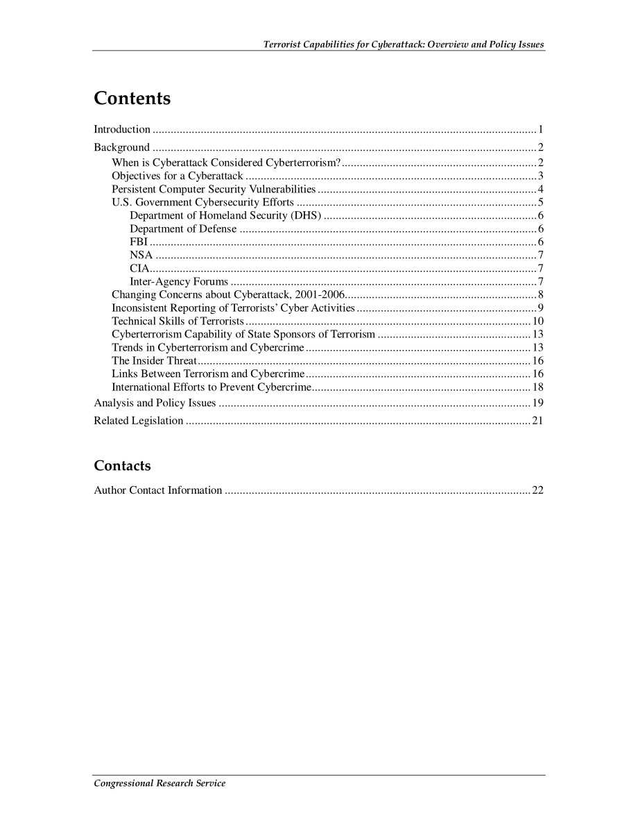 [20070122]RL33123_恐怖分子网络攻击能力：概述和政策问题.pdf_第3页