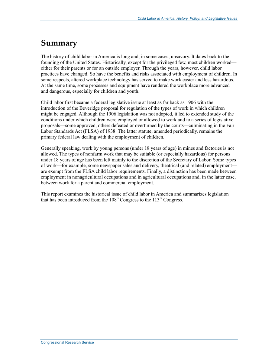 [20131118]RL31501_美国童工：历史、政策和立法问题.pdf_第2页