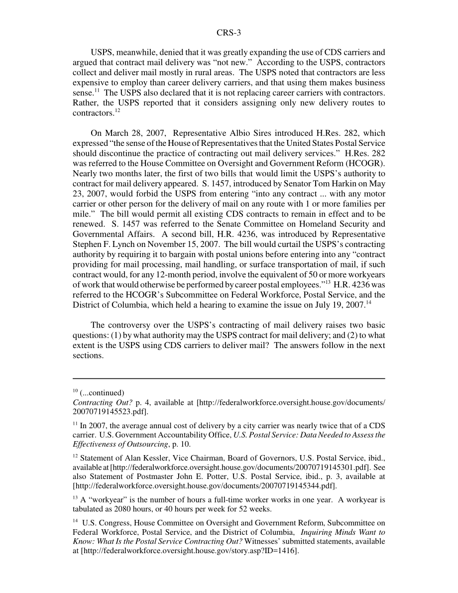 [20081030]RS22813_美国邮政局使用承包商投递邮件.pdf_第3页