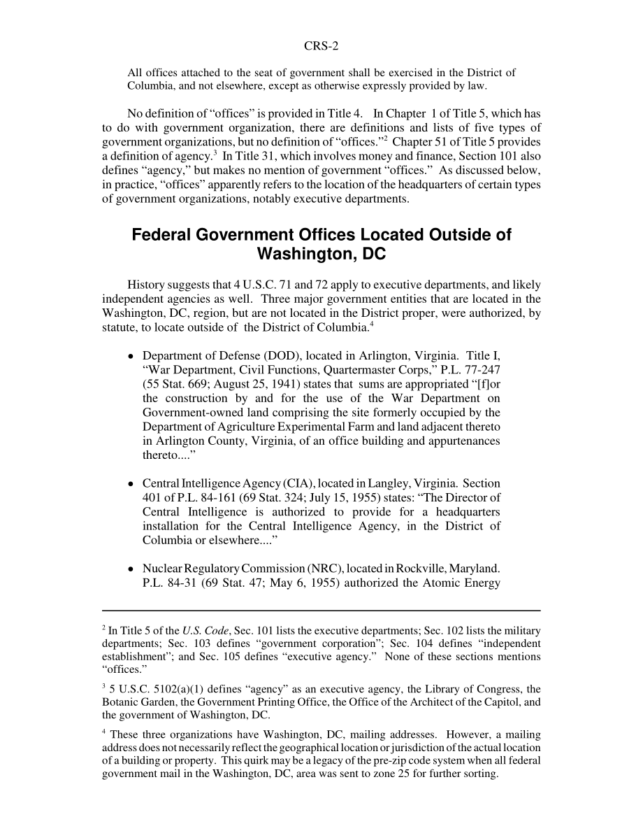 [20040714]RS21390_联邦政府办公室的位置.pdf_第2页