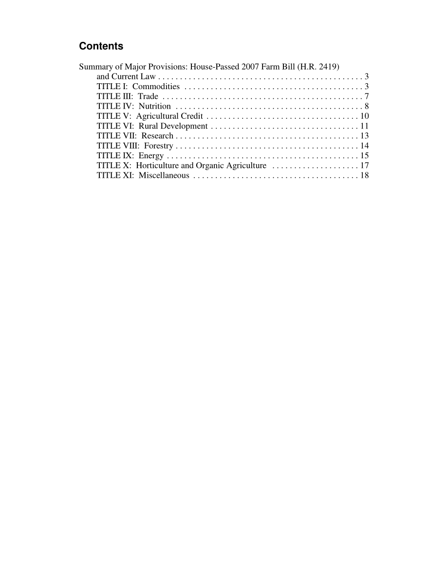[20070831]RL34113_众议院通过了2007年农业法案（H.R.2419）概览.pdf_第3页