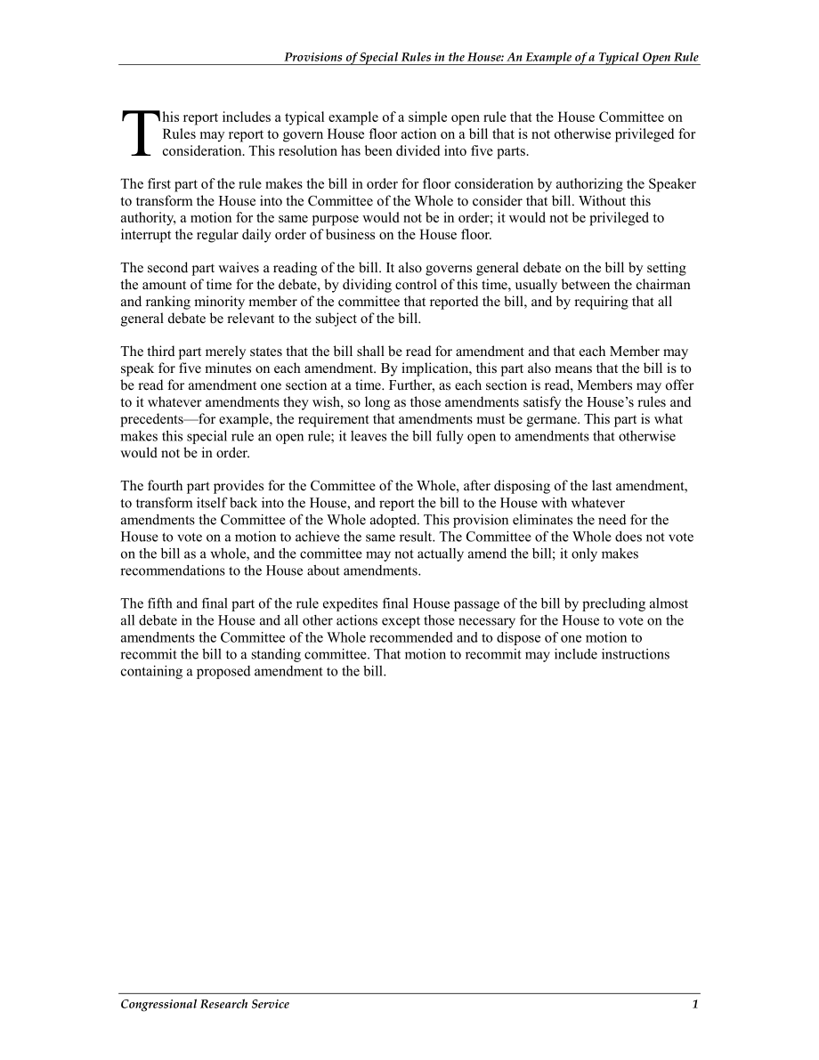 [20130131]98-334_众议院特别规则的规定：典型开放规则示例.pdf_第2页