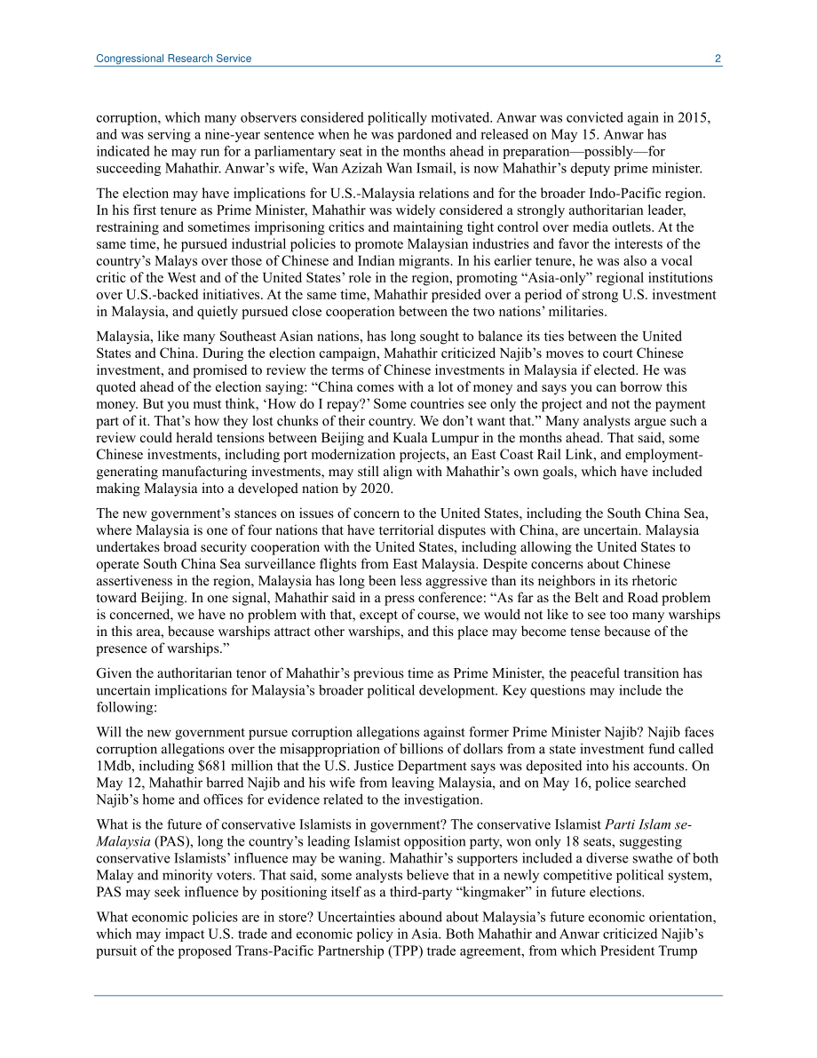 [20180521]IN10911_马来西亚第一次民主政府更迭.pdf_第2页